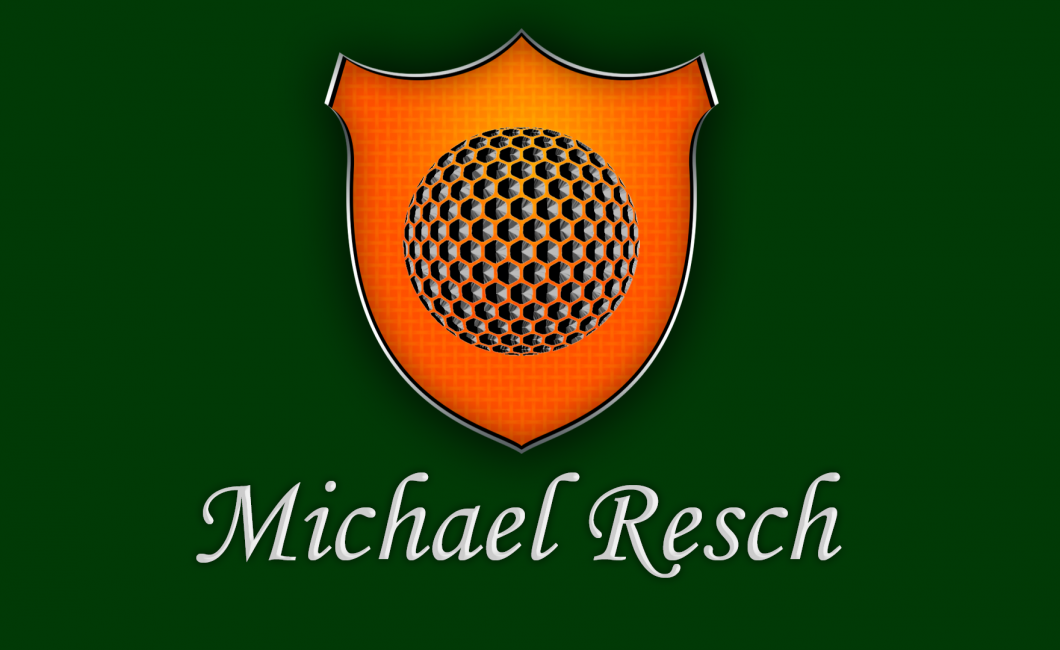 Der Golfer Micha Resch